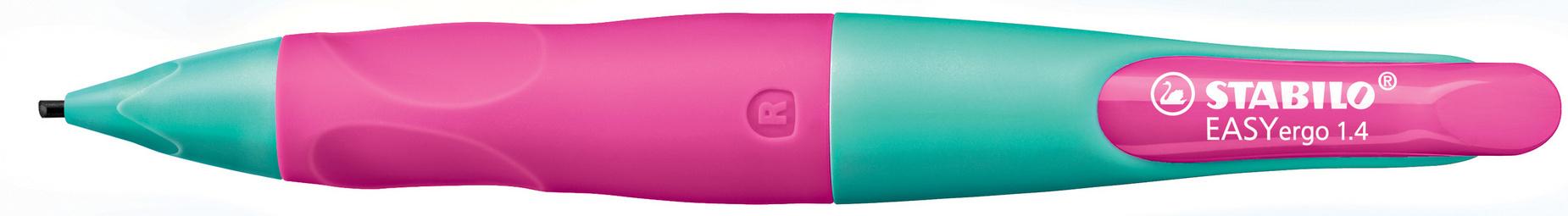 STABILO® EASYergo Ergonomischer Druckbleistift  1.4mm türkis/neonpink