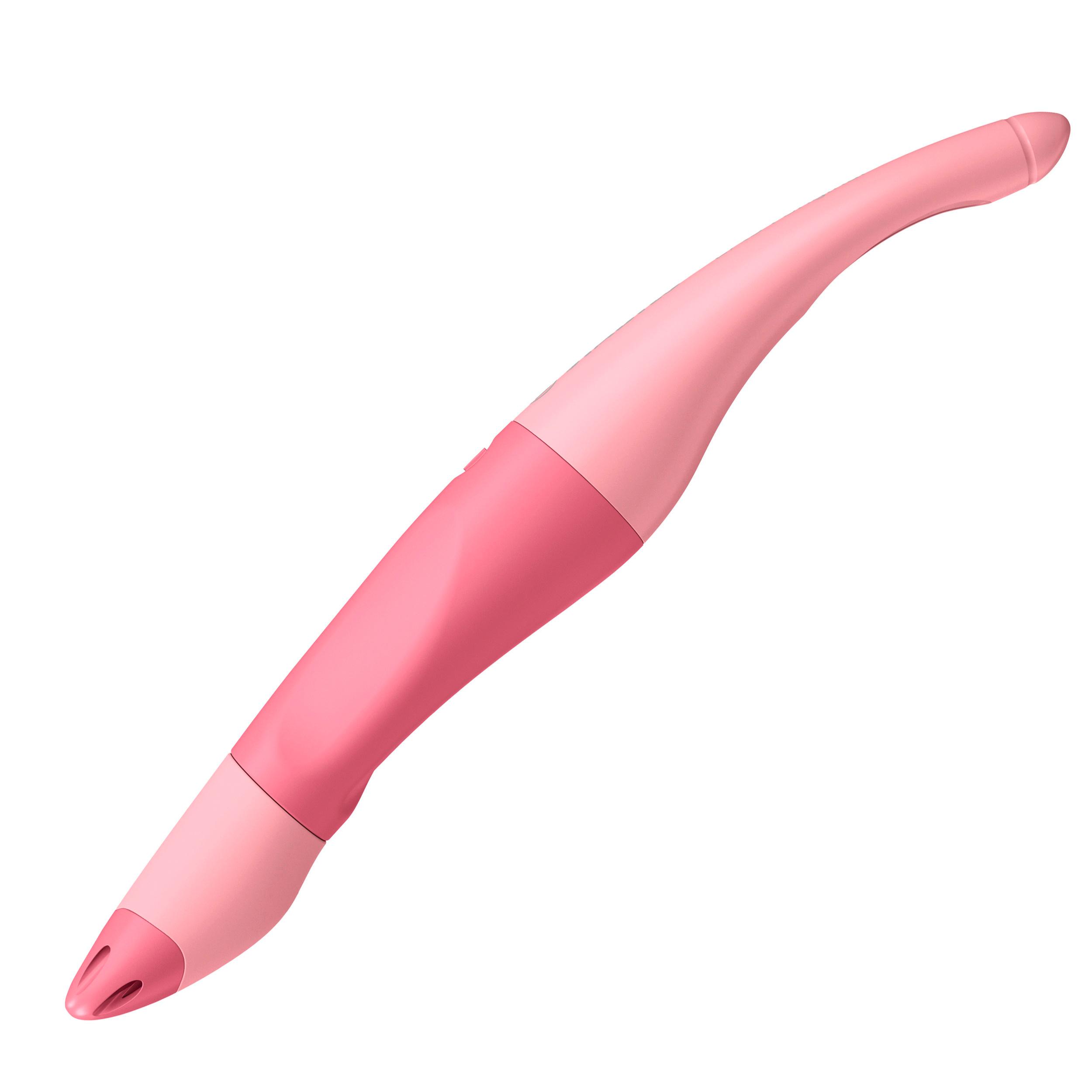 STABILO® EASYoriginal Tintenroller für Rechtshänder - Pastel in rosiges Rouge inklusive Patrone - Schreibfarbe blau (löschbar)