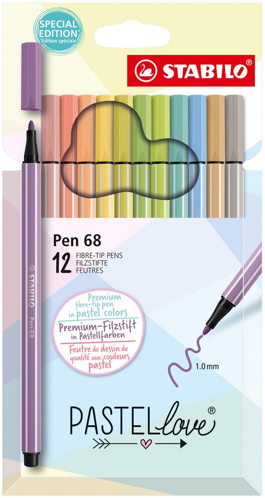 STABILO® Pen 68 Etui „Pastellove"Premium-Filzstift