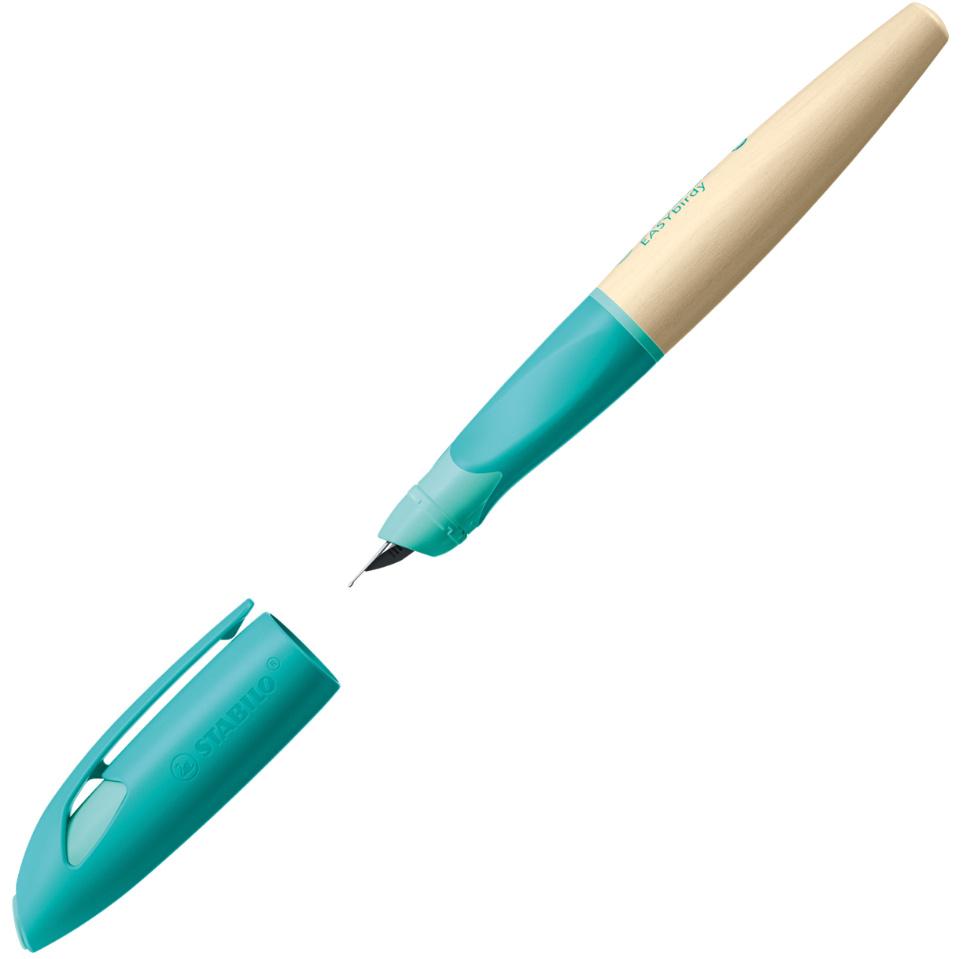 STABILO® Ergonomischer Schulfüller EASYbirdy® Timber Grün Feder A