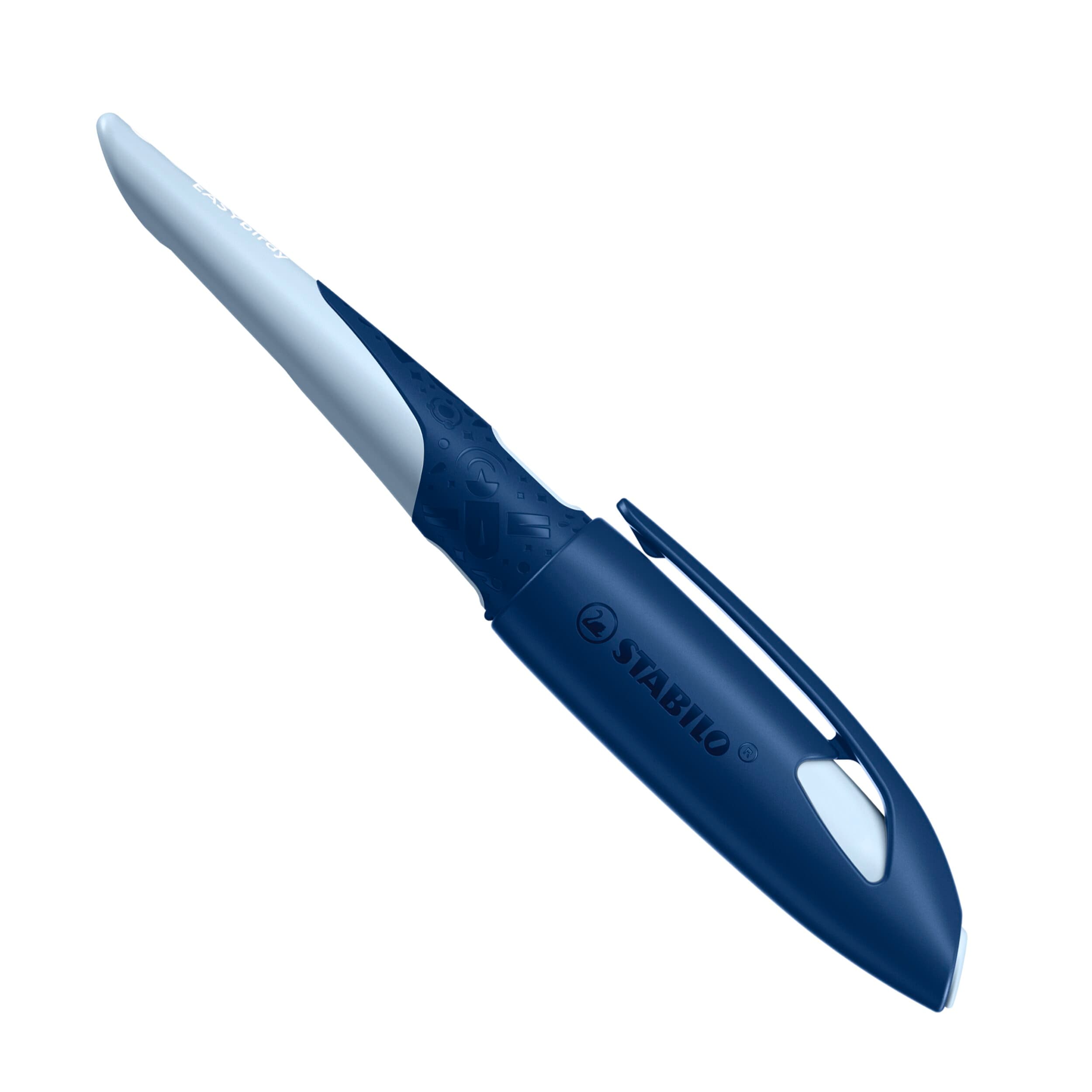 STABILO Schulfüller ergonomisch für Linkshänder mit Anfänger-Feder A - STABILO EASYbirdy 3D DreamWorld Special Edition in