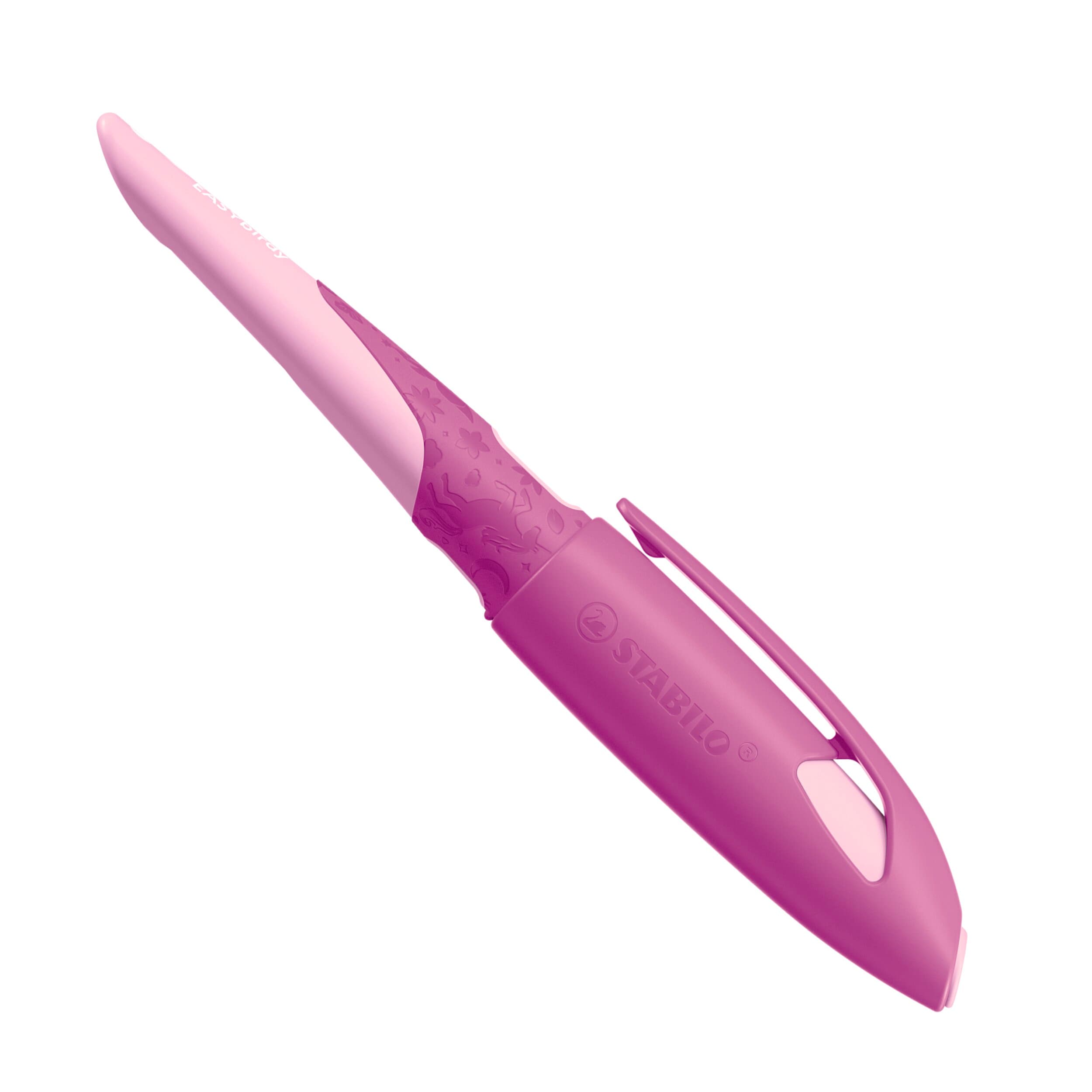 STABILO Schulfüller ergonomisch für Linkshänder mit Anfänger-Feder A - STABILO EASYbirdy 3D DreamWorld Special Edition in