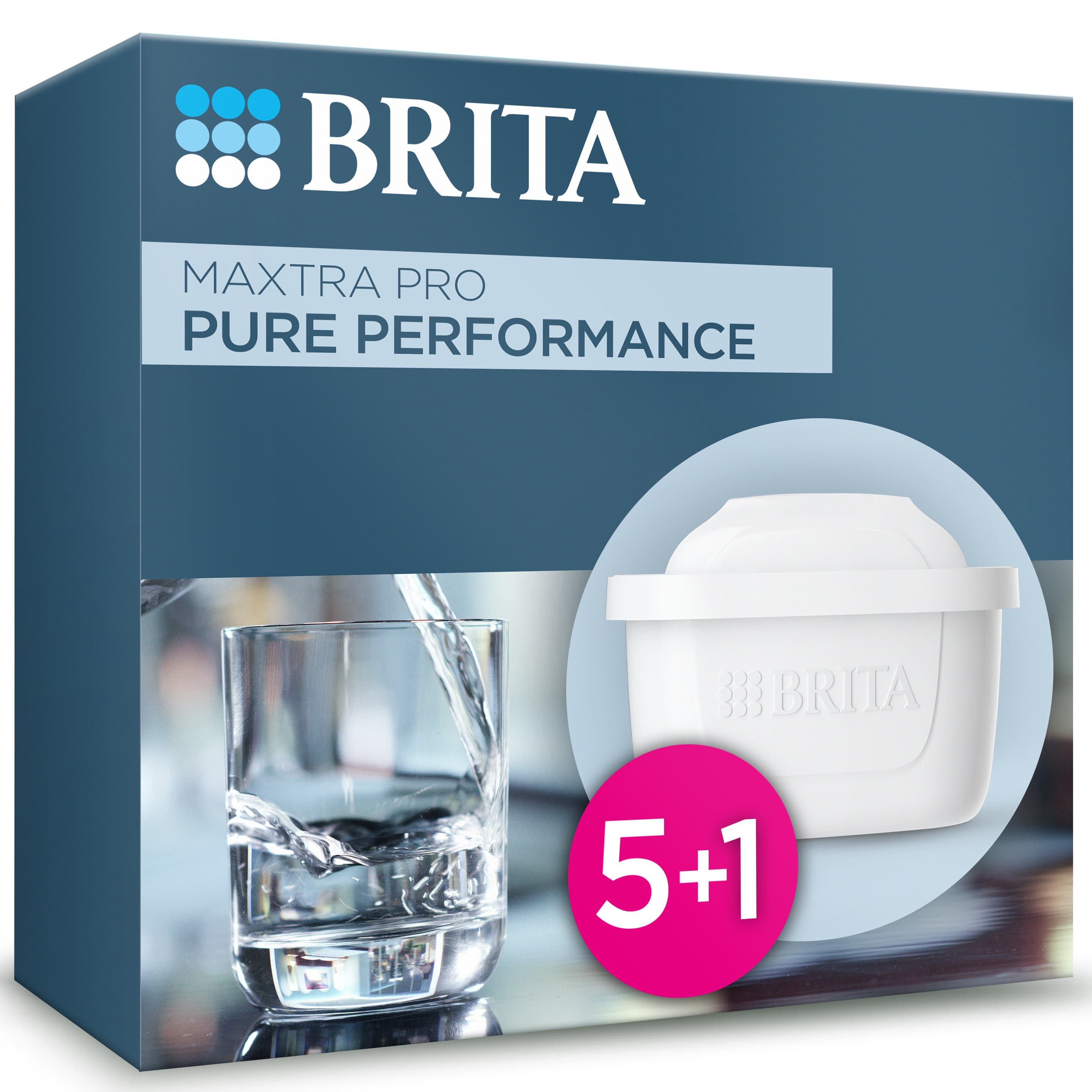 BRITA Wasserfilter Kartusche Maxtra Pro Pure Performance 5+1