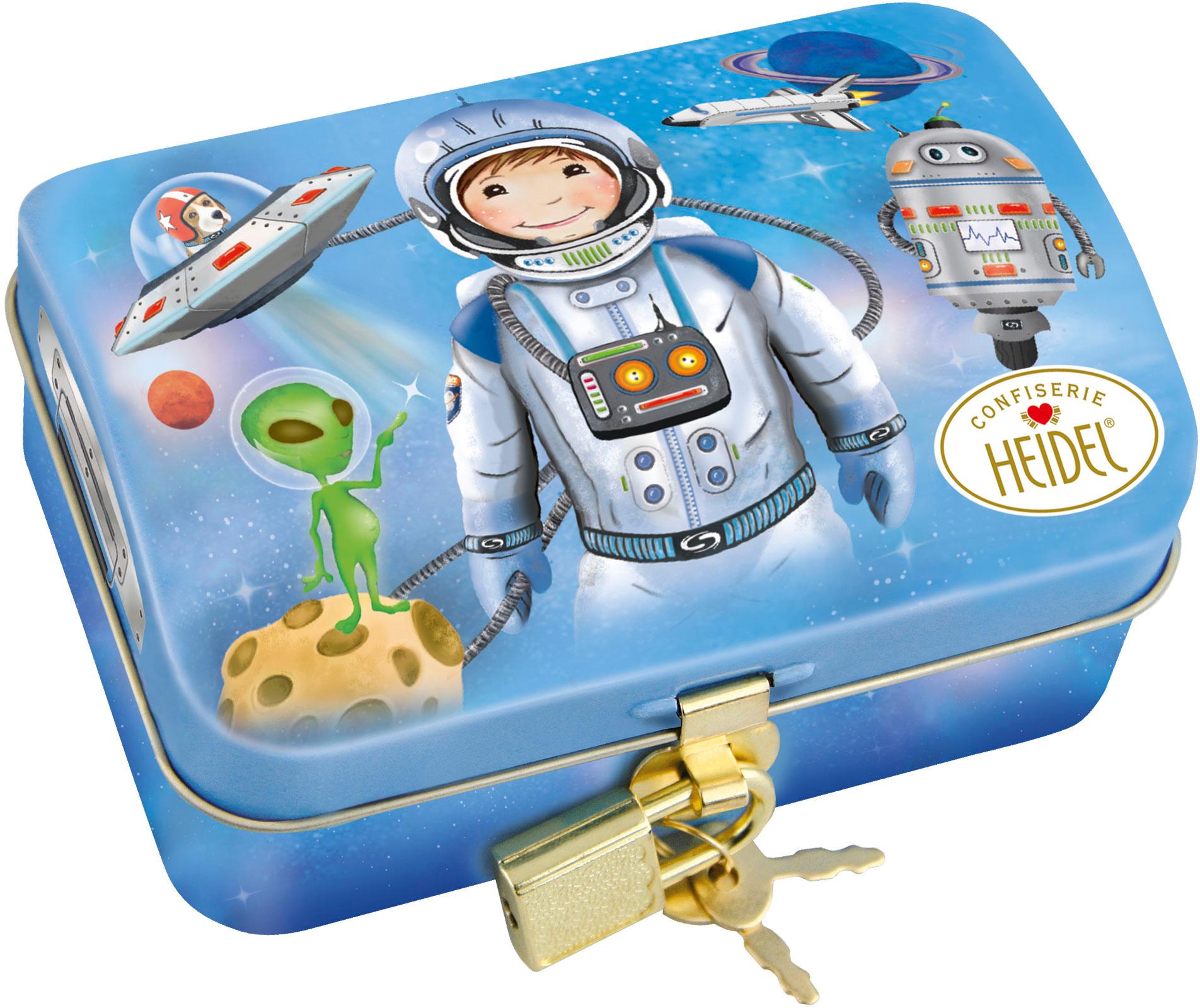 HEIDEL Chocopralinen Schatztruhe Astronaut