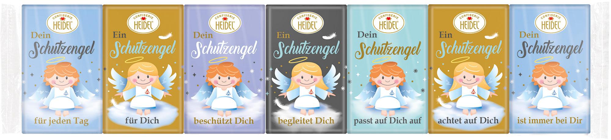 HEIDEL Vollmilchschokolade Schutzengel 7er Pack