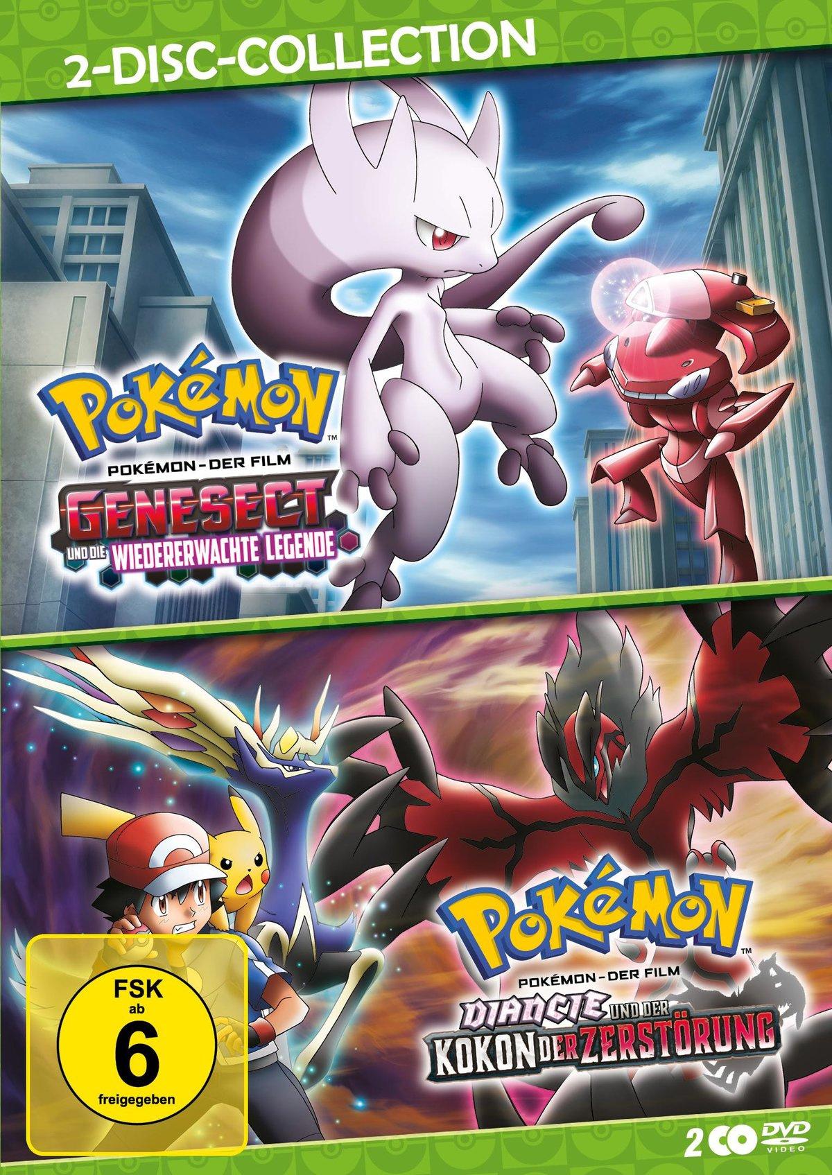 Pokémon - Genesect und die wiedererwachte Legende / Diancie und der Kokon der Zerstörung  [2 DVDs]