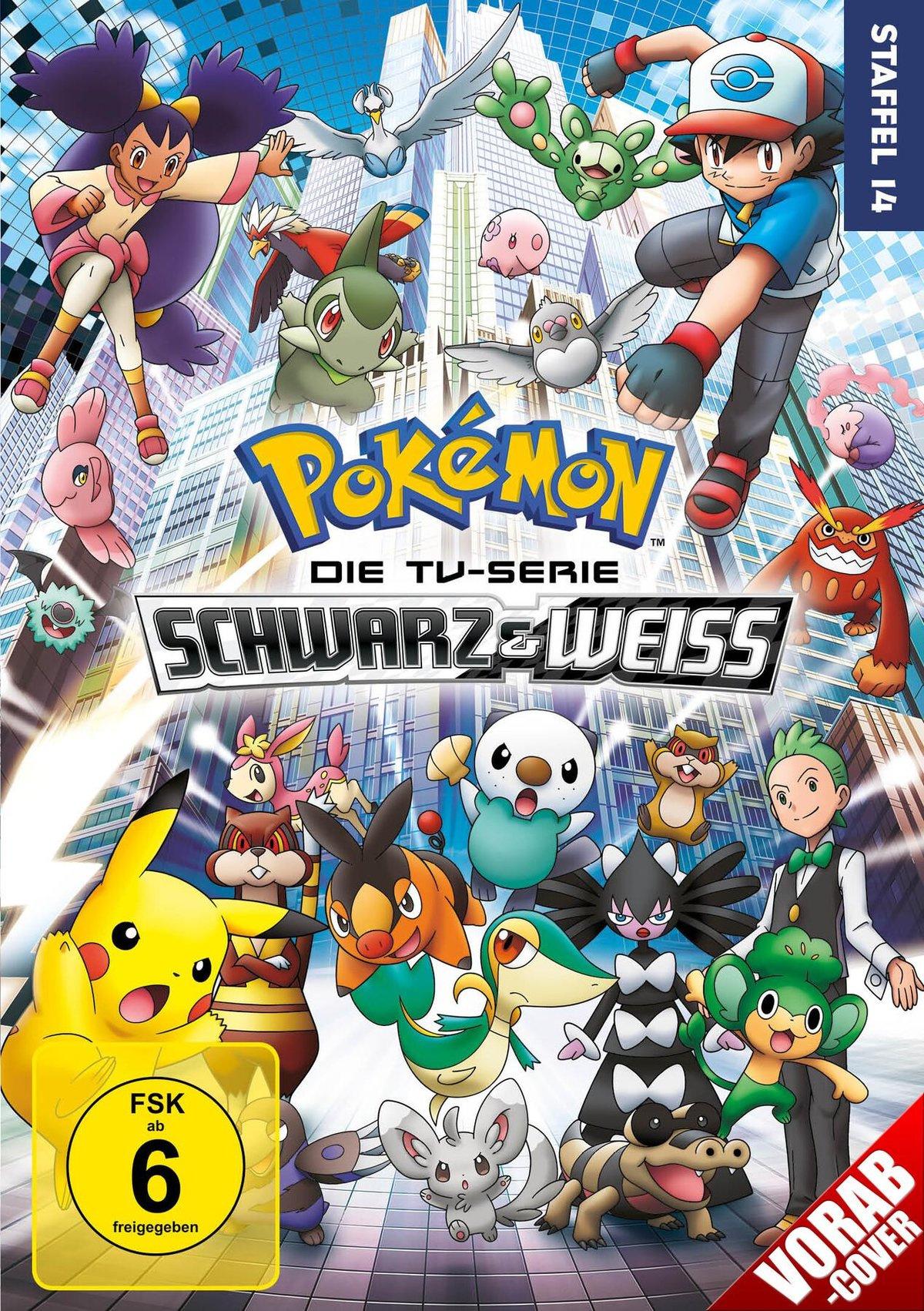 Pokémon - Die TV-Serie: Schwarz und Weiß - Staffel 14  [6 DVDs]