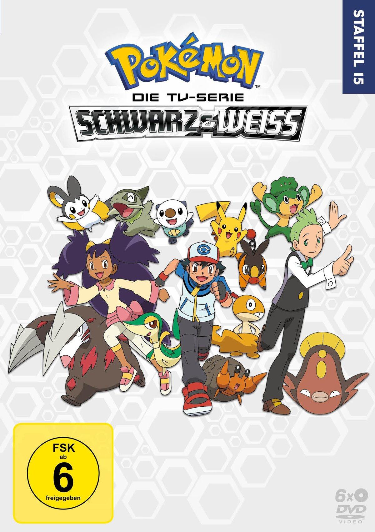 Pokémon - Die TV-Serie: Schwarz und Weiß - Staffel 15  [6 DVDs]