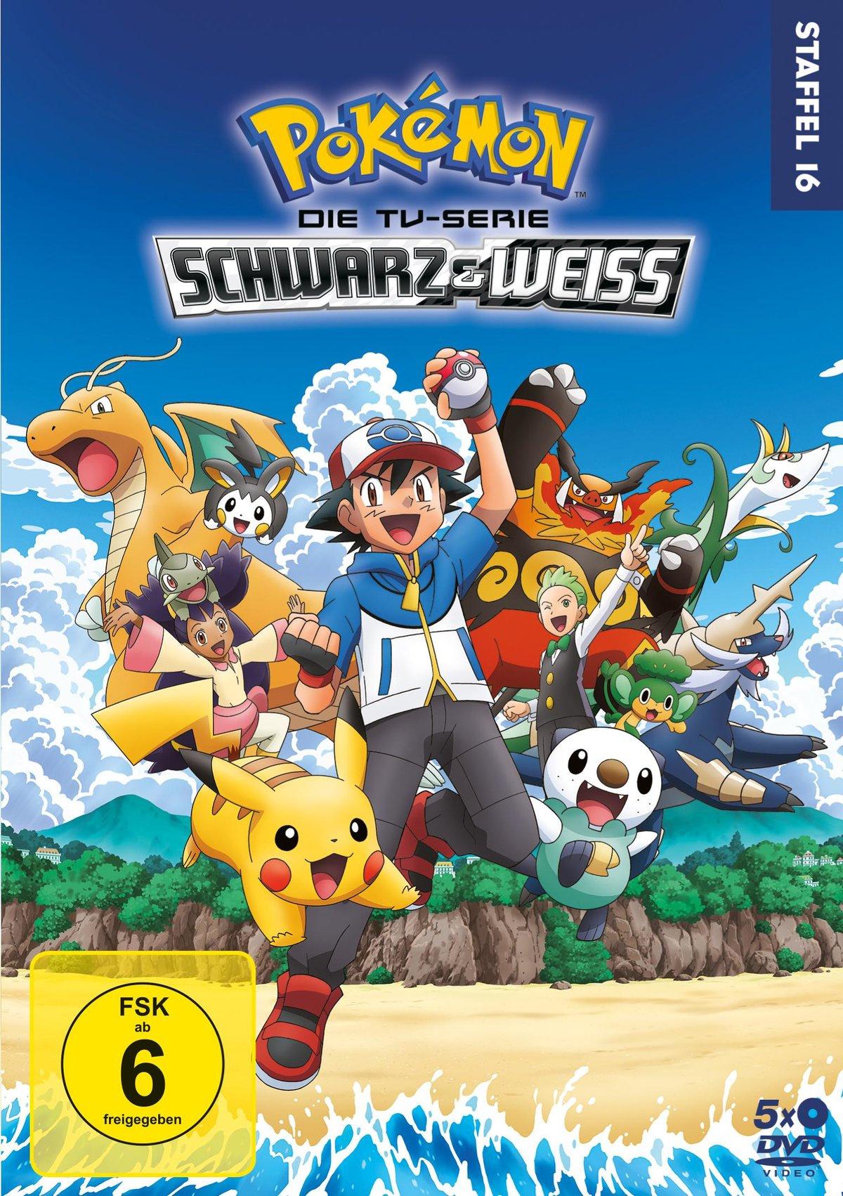 Pokémon - Die TV-Serie: Schwarz und Weiß - Staffel 16  [5 DVDs]