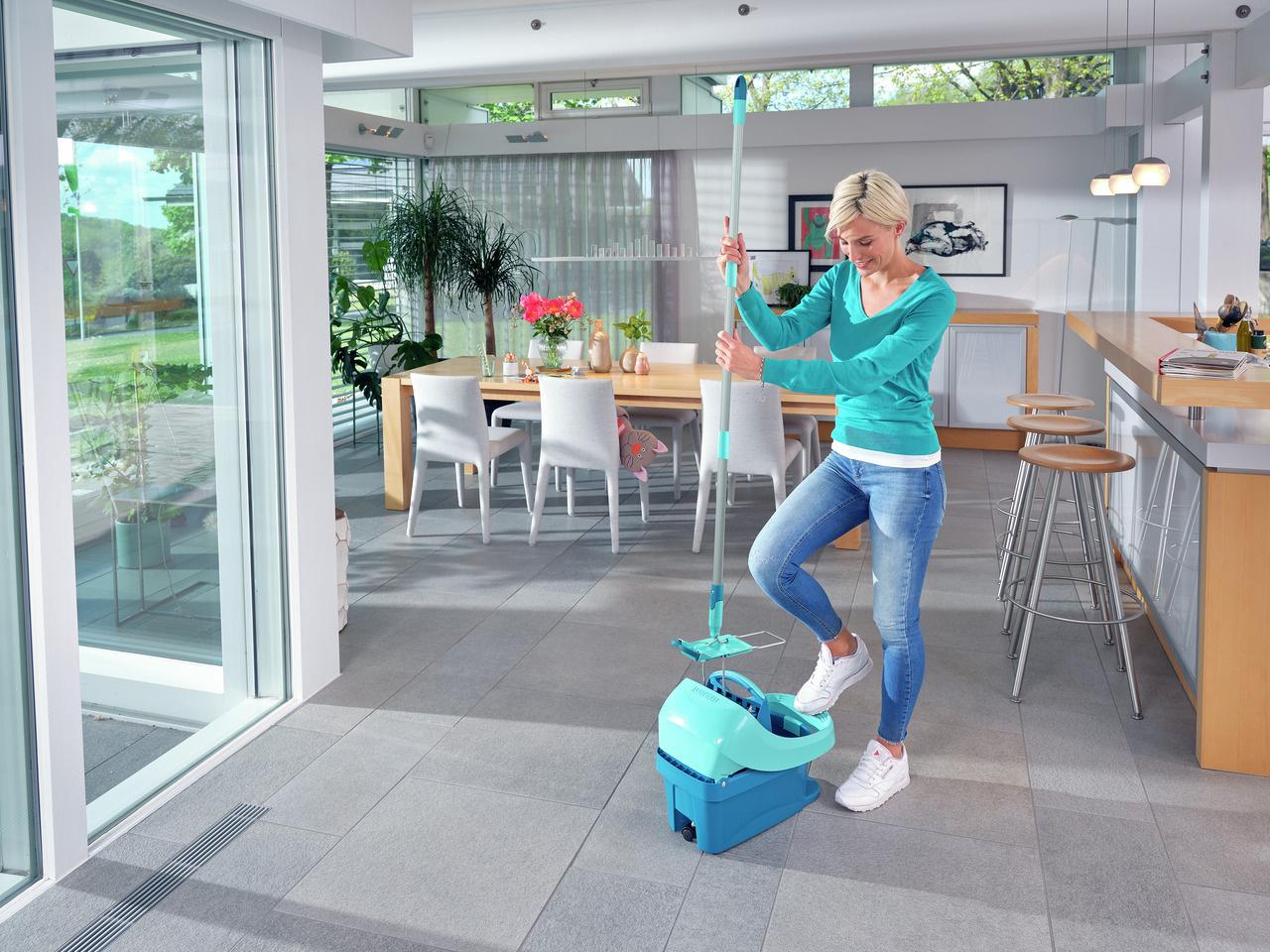 Produktbild LEIFHEIT Wischtuchpresse PROFI XL mit Rollen 2 von 13