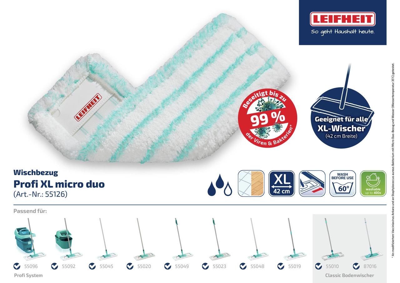 Produktbild LEIFHEIT Wischbezug micro duo 7 von 15