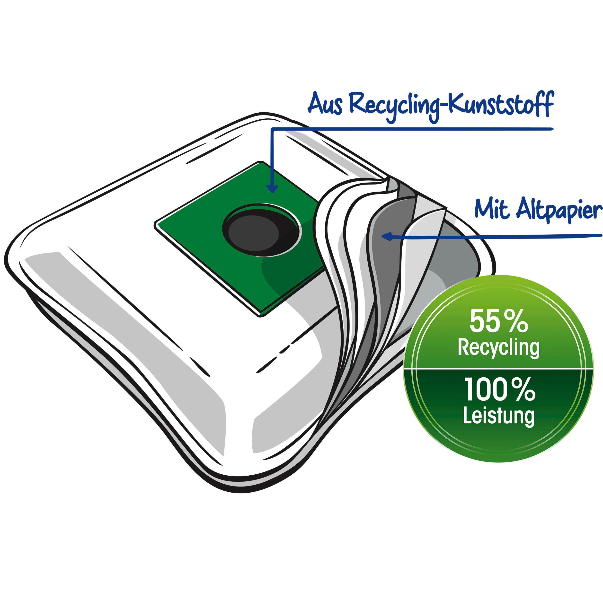 Produktbild Swirl® M 50 Staubsaugerbeutel EcoPor® 4 von 6