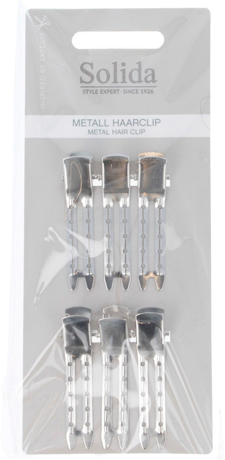 Solida Haarclip Metall 6 Stück