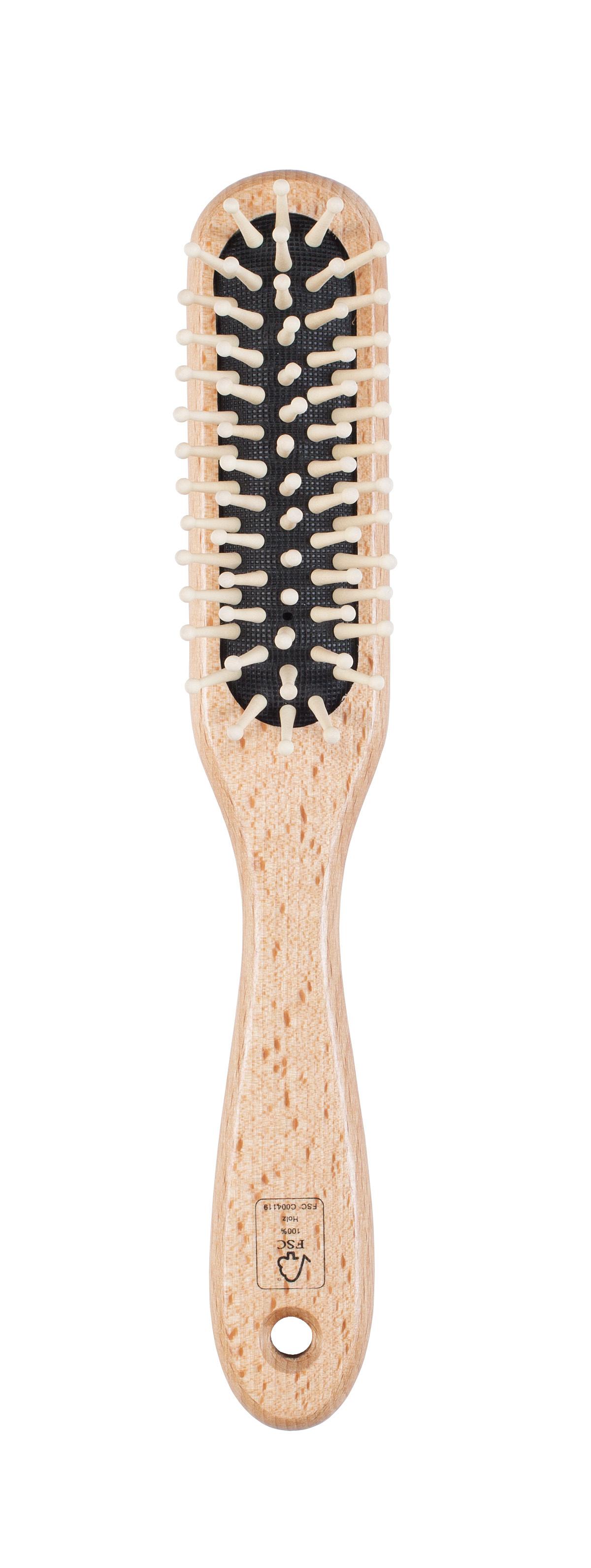 Braun&Wettberg Haarbürste schmal Holzstifte