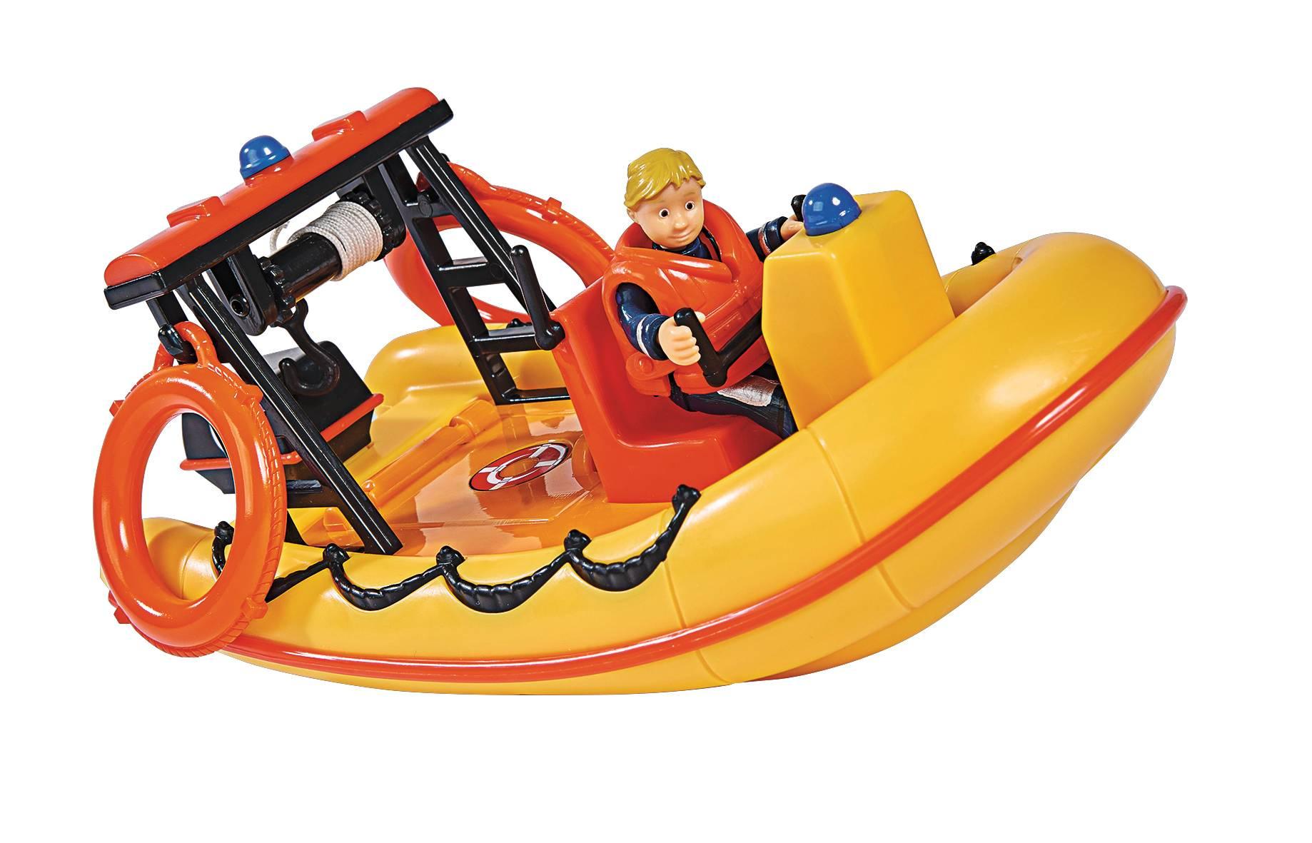 Produktbild Simba 109252571 - Feuerwehrmann Sam - Neptun Boot mit Figur 2 von 9