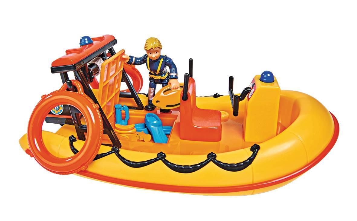 Produktbild Simba 109252571 - Feuerwehrmann Sam - Neptun Boot mit Figur 5 von 9