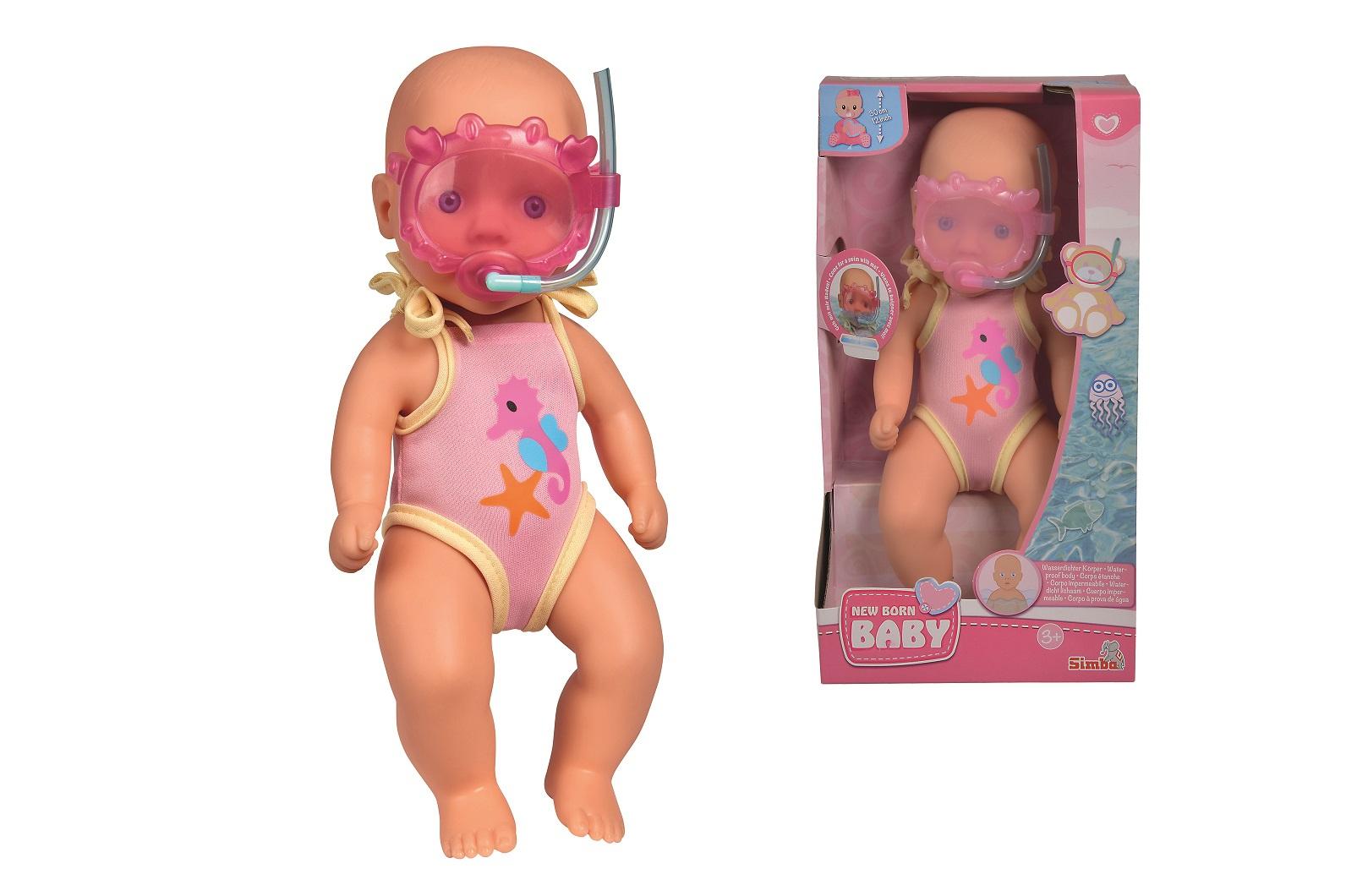 Simba - New Born Baby - Badepuppe, 30 cm