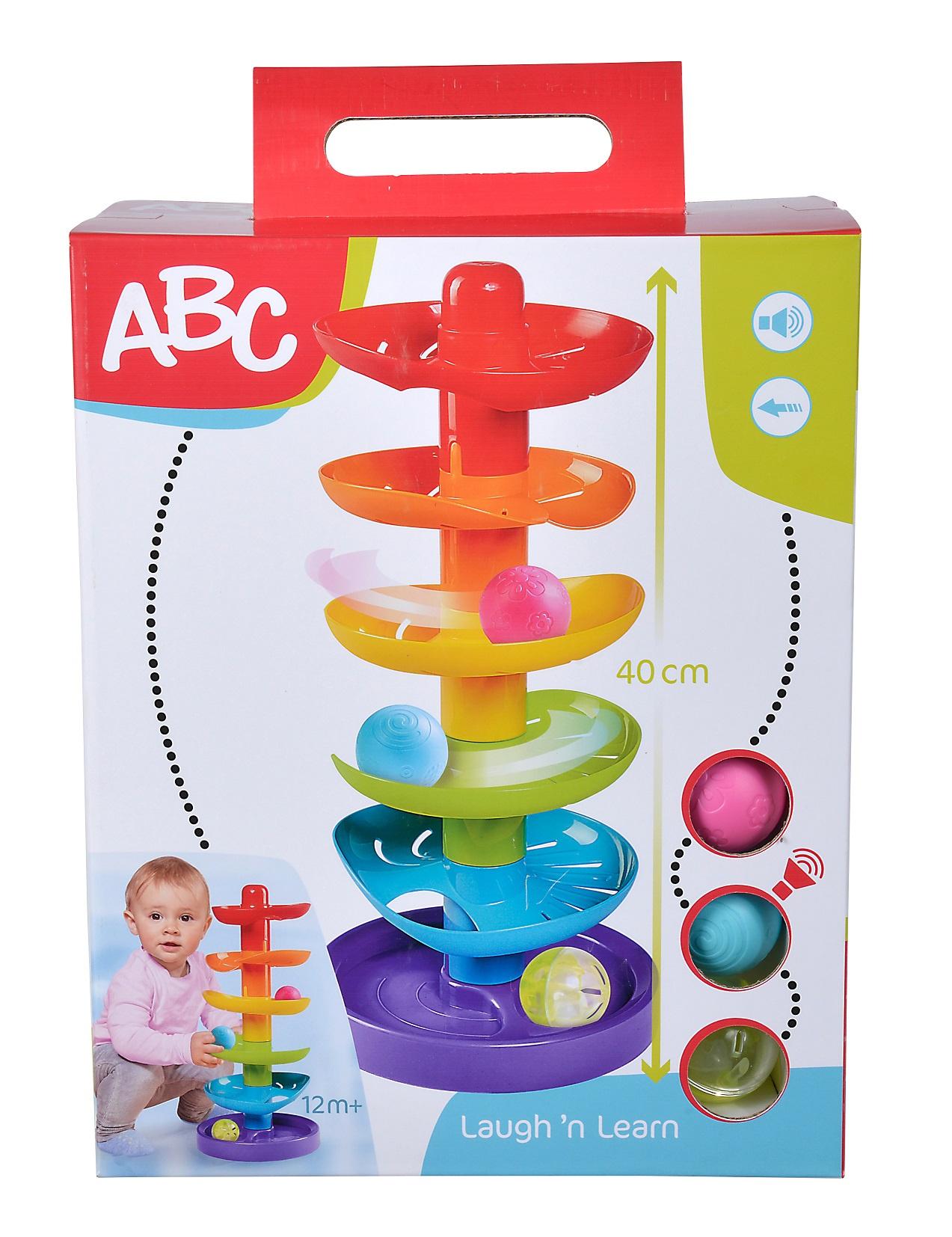 Produktbild Simba - ABC - Regenbogen Kugelturm, 5 Ebenen, 1 Standfläche, 2 farbige Bälle, 1 transparenter Ball mit Glöckchen 6 von 10