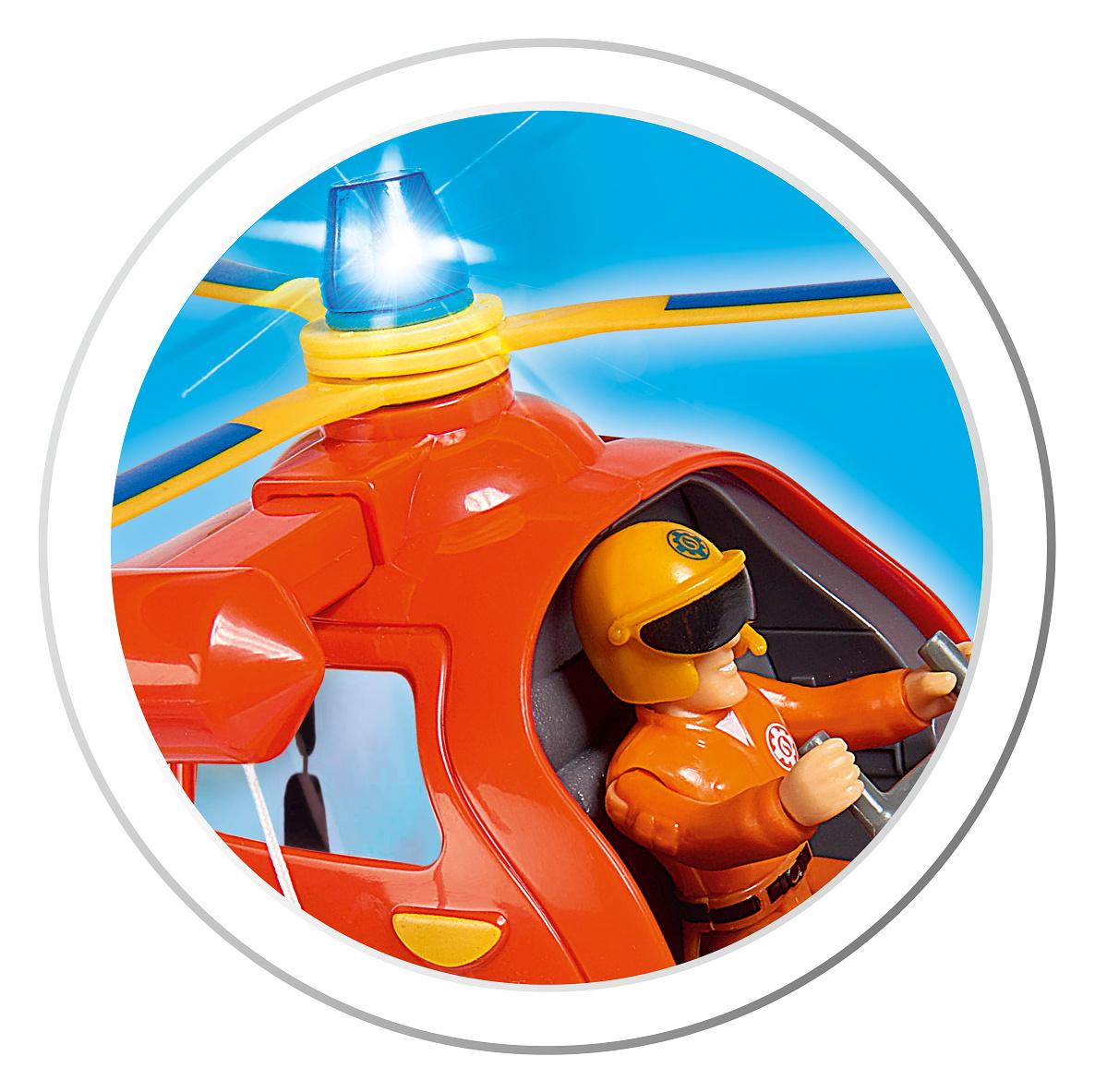 Produktbild Simba - Feuerwehrmann Sam - Sam Hubschrauber Wallaby mit Figur 12 von 13