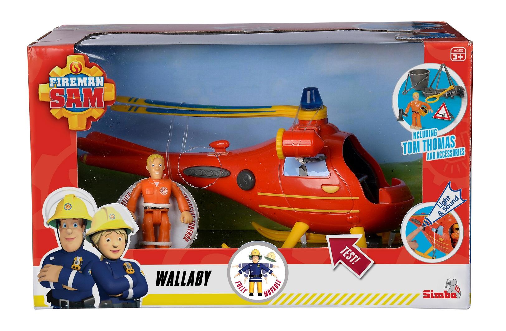 Produktbild Simba - Feuerwehrmann Sam - Sam Hubschrauber Wallaby mit Figur 6 von 13
