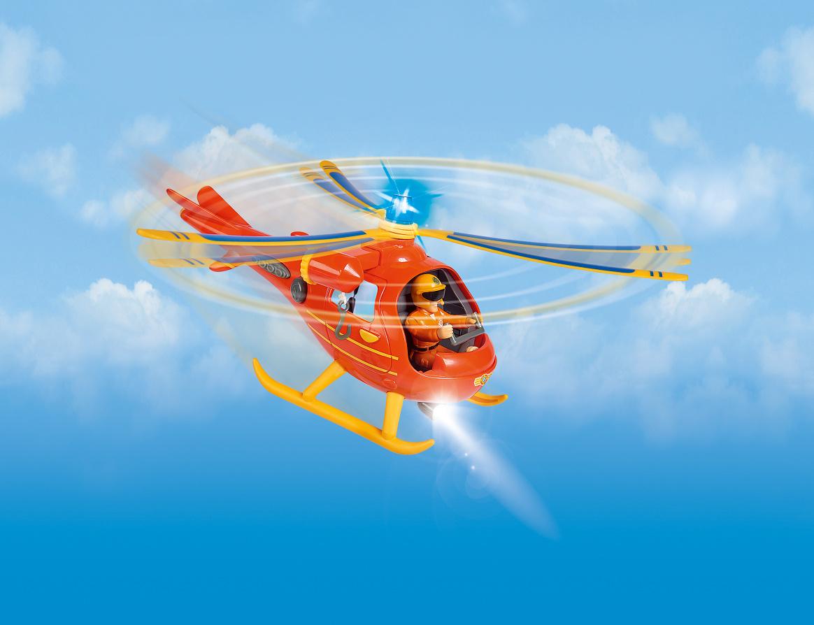 Produktbild Simba - Feuerwehrmann Sam - Sam Hubschrauber Wallaby mit Figur 7 von 13