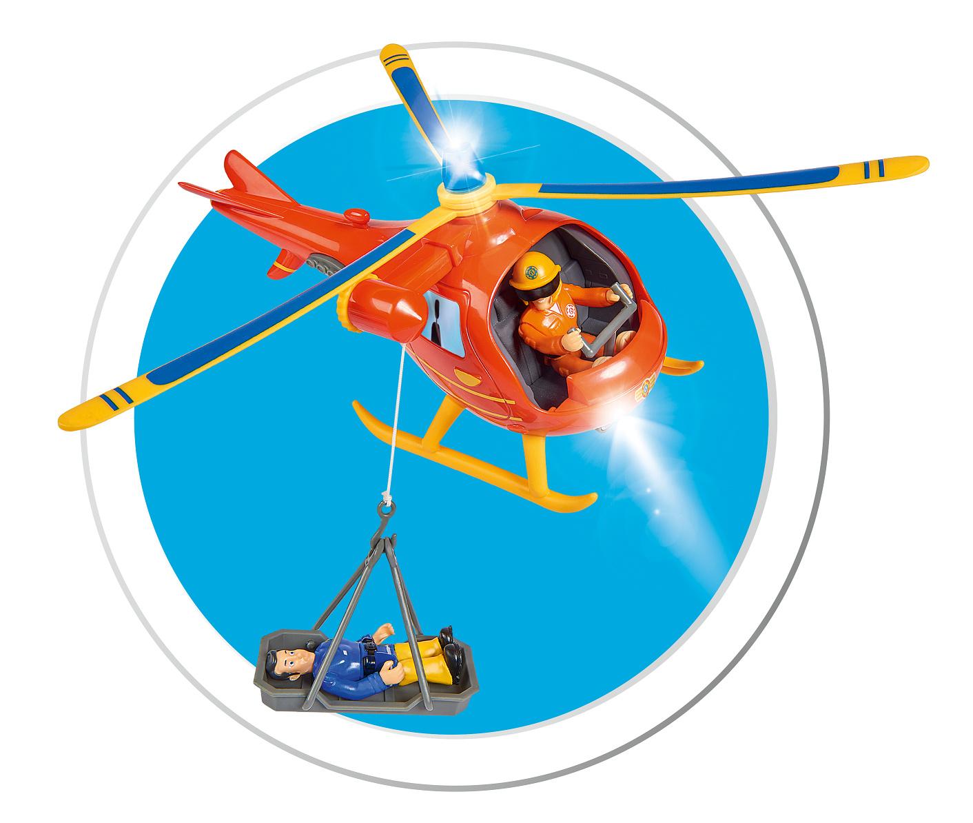 Produktbild Simba - Feuerwehrmann Sam - Sam Hubschrauber Wallaby mit Figur 10 von 13