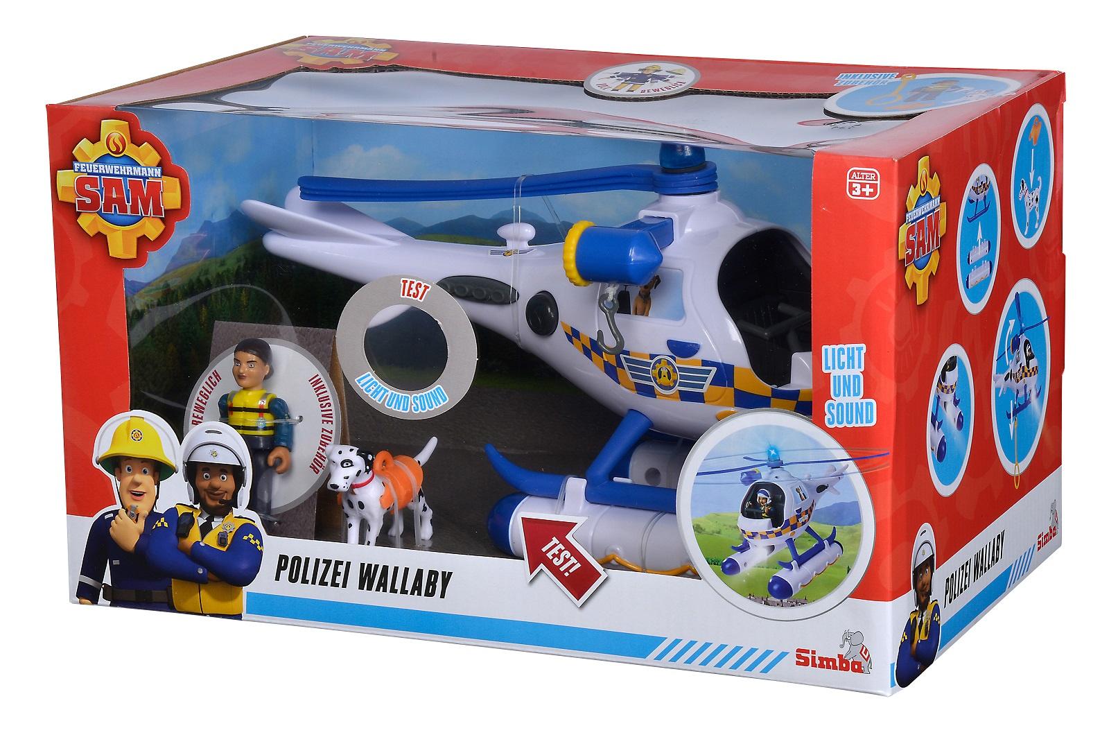 Produktbild Simba 109252537 Feuerwehrmann Sam - Polizei Wallaby 7 von 9