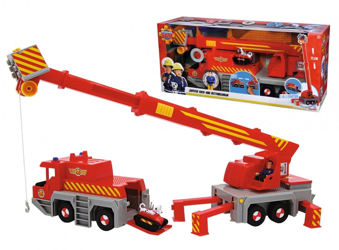 Simba - Feuerwehrmann Sam - Sam Rettungskran 2-in -1