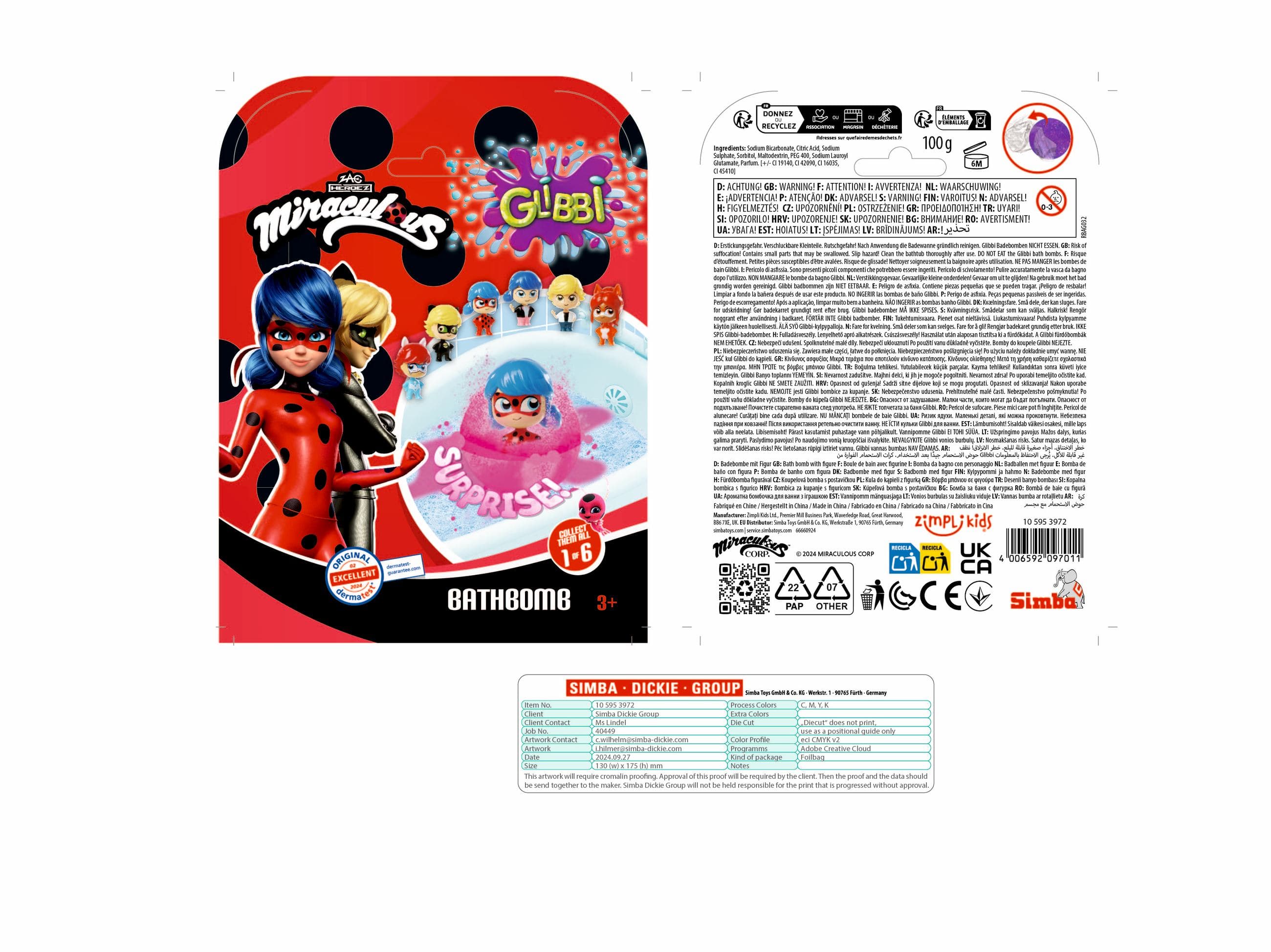 Produktbild Simba Glibbi Miraculous Surprise 10 von 11