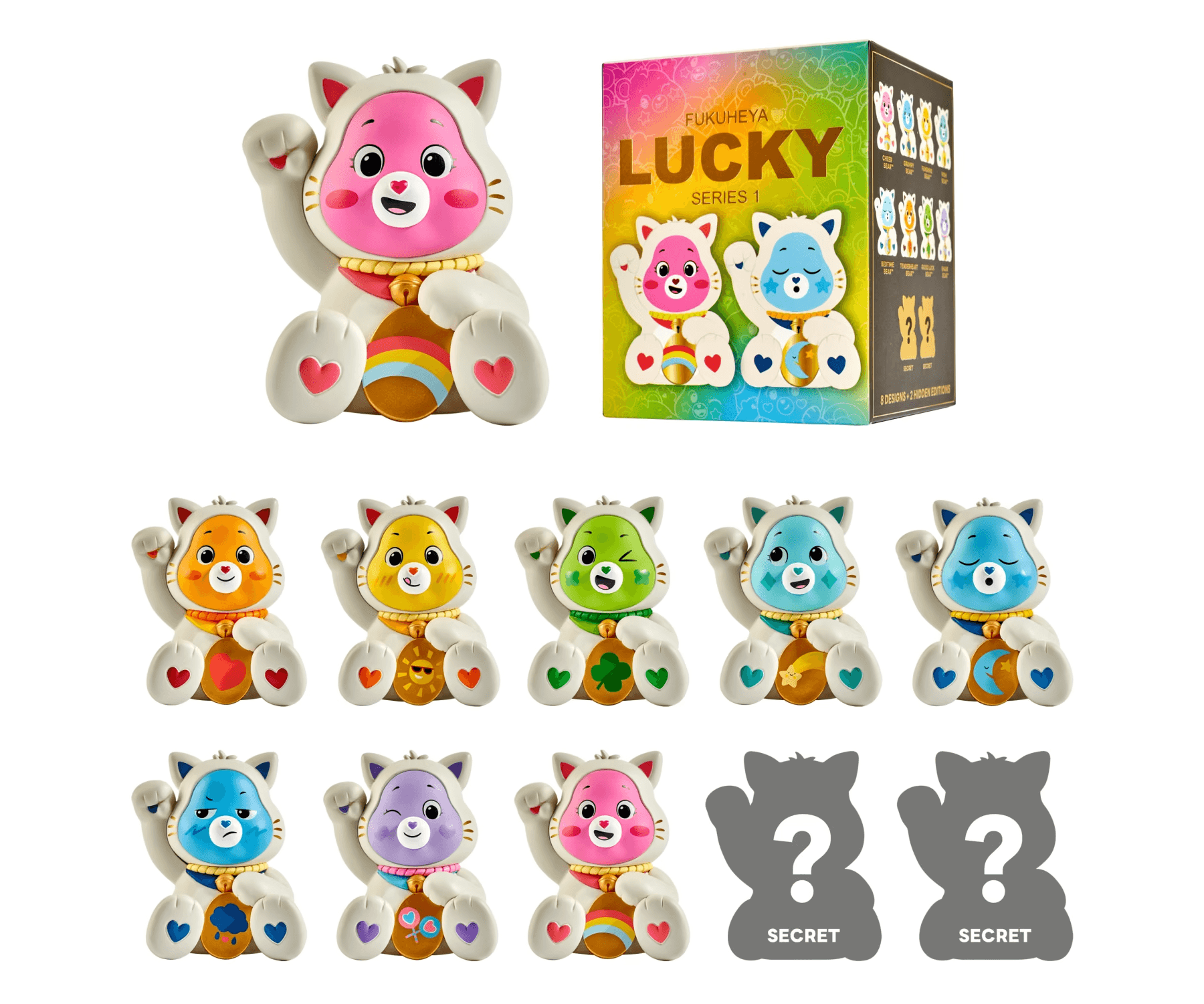 URDU Fukuheya Care Bears Blindbox sortiert (Keine Auswahl möglich)