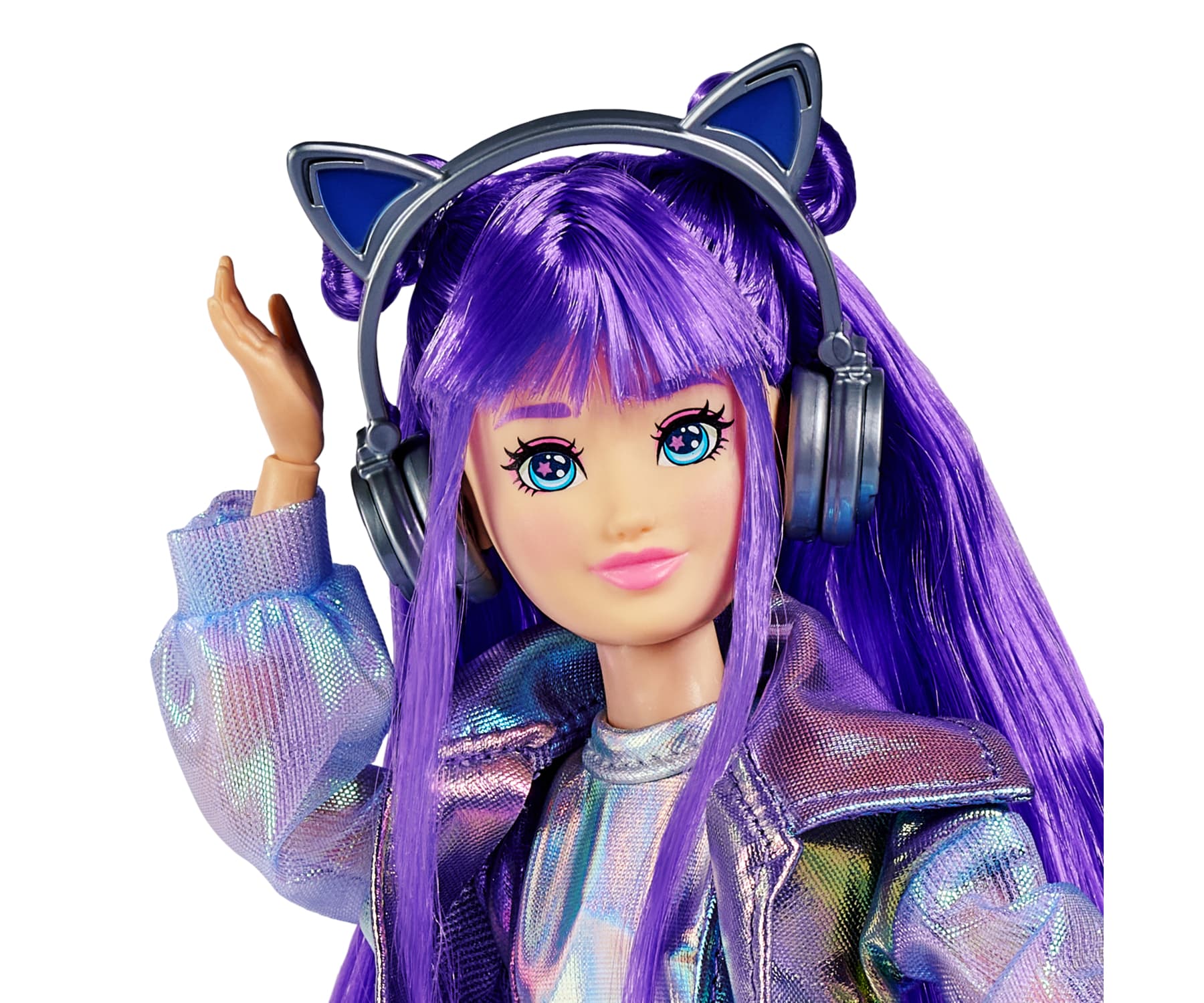 Simba K-POP Stage Nova Ankleidepuppe mit Mikrofon & Kopfhörern, 26 cm