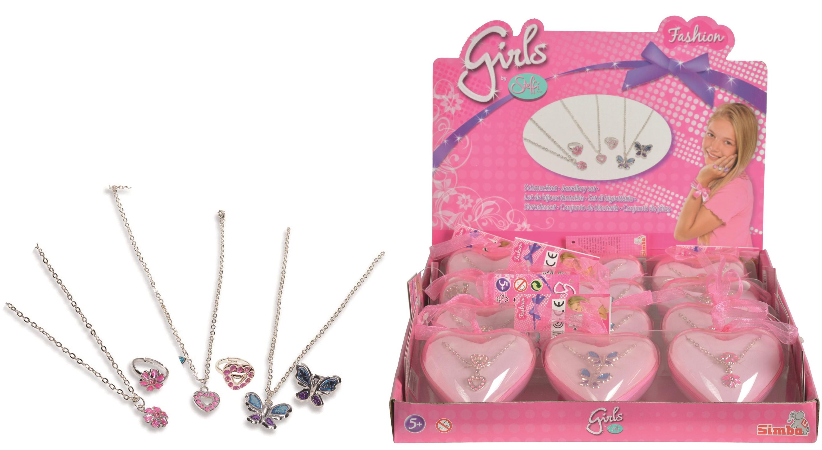Simba - Steffi Love Girl - Ring + Halskette, sortiert