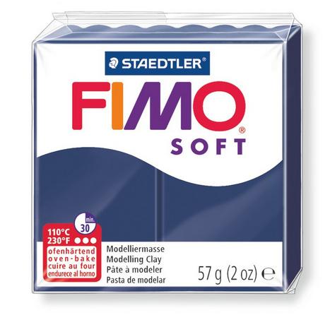 STAEDTLER FIMO - 8020-35 soft Ofenhärtende Modelliermasse windsorblau
