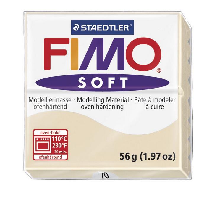 STAEDTLER FIMO SOFT MODELLIERMASSE SAHARA 56G