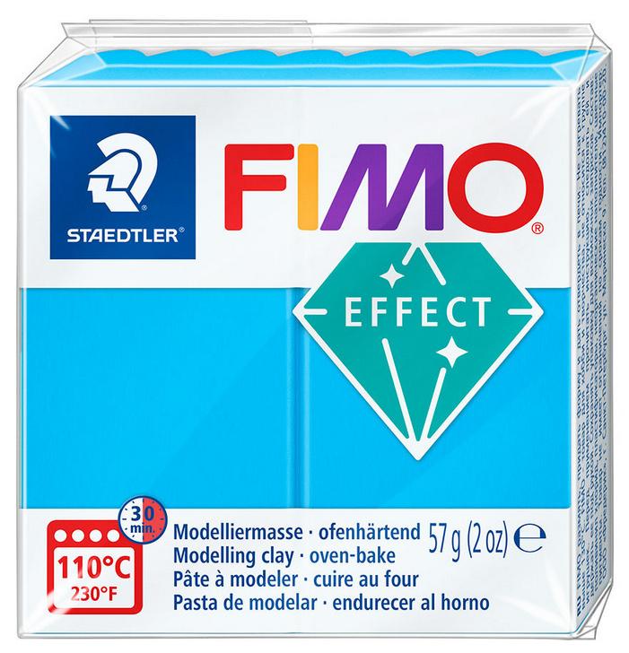 STAEDTLER Modelliermasse FIMO® effect transparent Blau