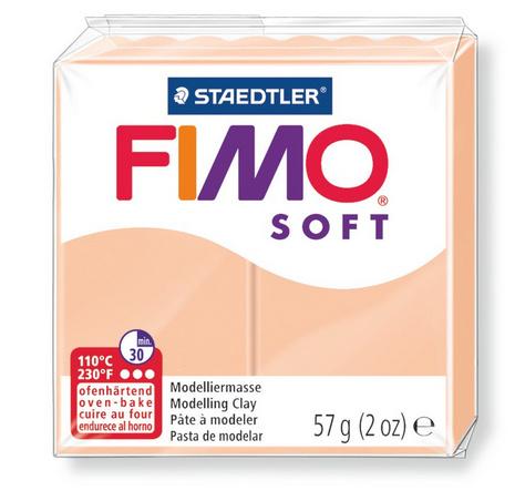 STAEDTLER FIMO - 8020-43 soft Ofenhärtende Modelliermasse haut hell