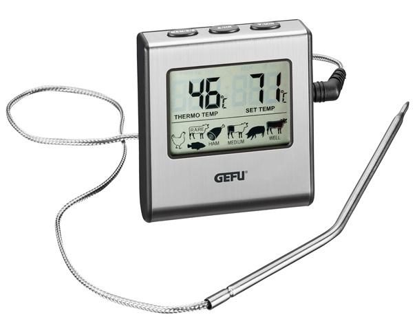 GEFU Digitales Bratenthermometer mit Timer TEMPERE