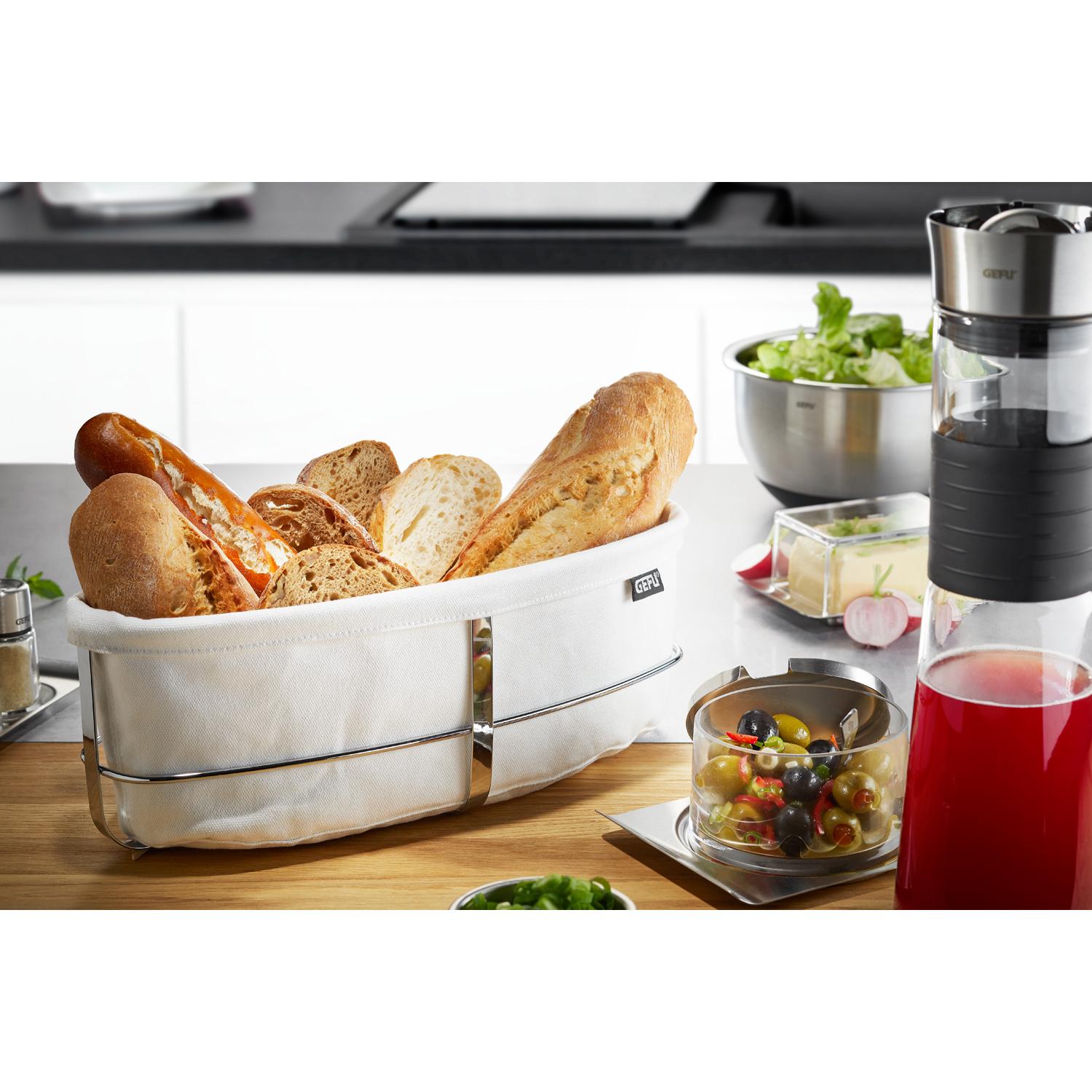 Produktbild GEFU Brotkorb Brunch oval weiß 2 von 2