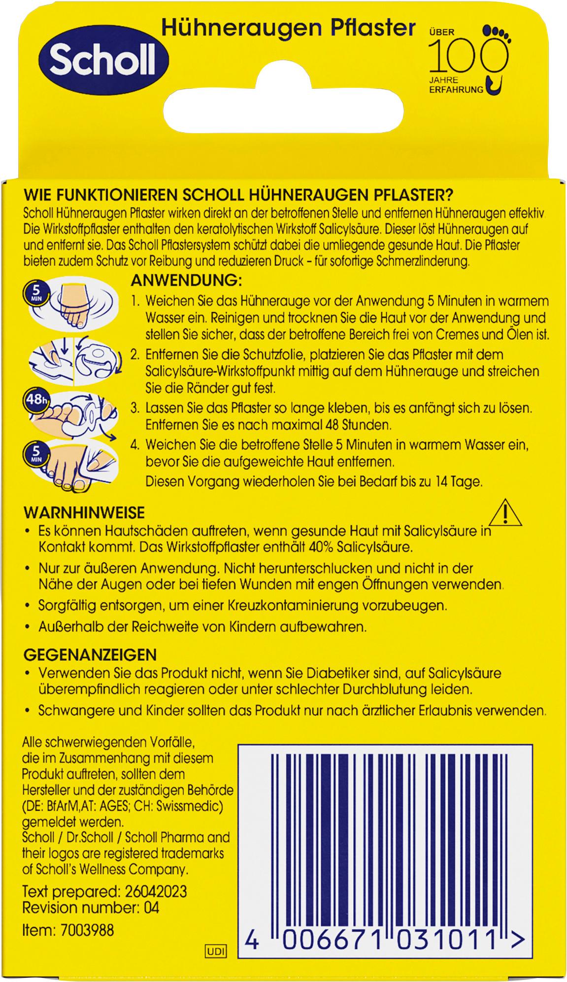 Produktbild Scholl Hühneraugen Pflaster 2 von 4