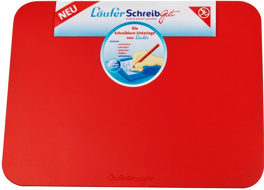 Läufer Schreibtischunterlage  SchreibGut 46x34cm rot
