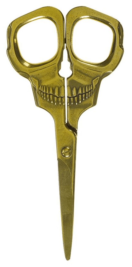 Läufer Universalschere Edelstahl 12,5cm Totenkopf