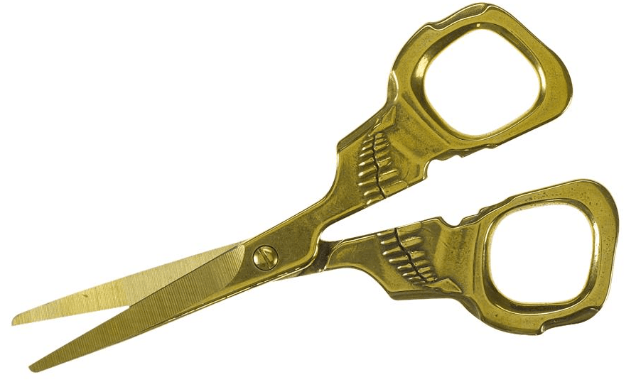 Läufer Universalschere Edelstahl 12,5cm Totenkopf