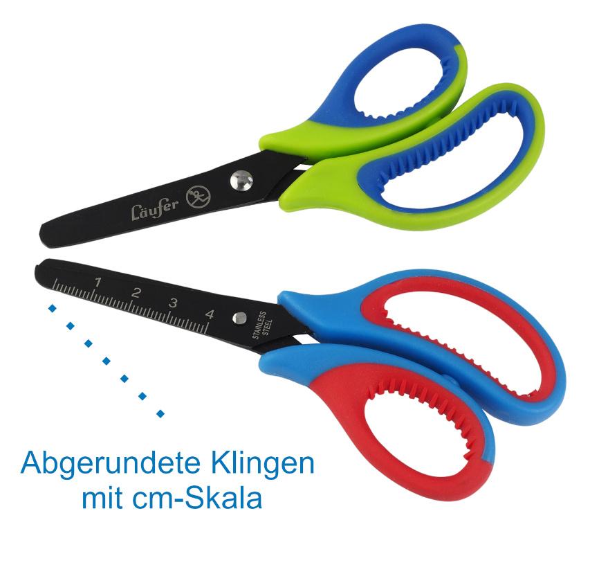 Produktbild Läufer Bastelschere 13cm rund mit weichem Komfortgriff pink/rosa 3 von 6