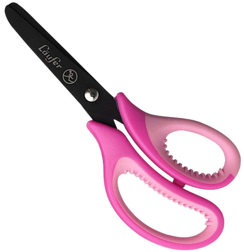 Produktbild Läufer Bastelschere 13cm rund mit weichem Komfortgriff pink/rosa 5 von 6