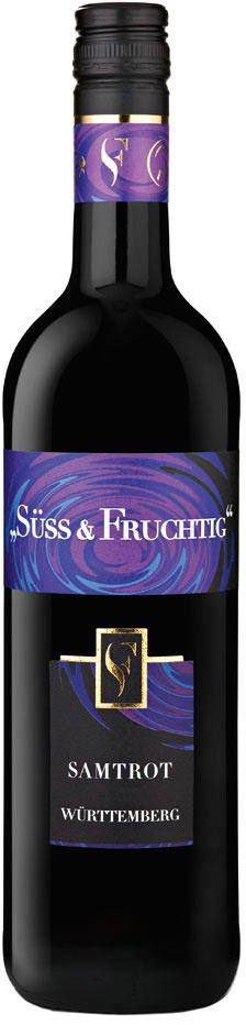 Württemberger Samtrot Süss&Fruchtig 750ml