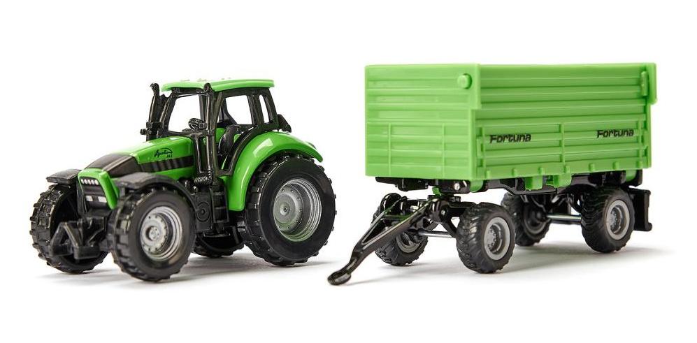 Produktbild SIKU 1606 Farmer - DEUTZ-FAHR mit Fortuna 2-Achs Anhänger 2 von 4