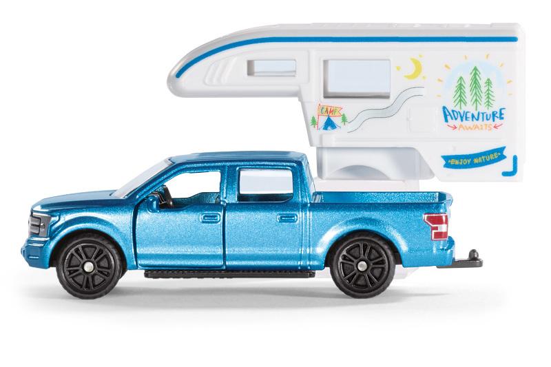 Produktbild SIKU 1693 Super - Ford F150 Pick-Up Camper 4 von 5
