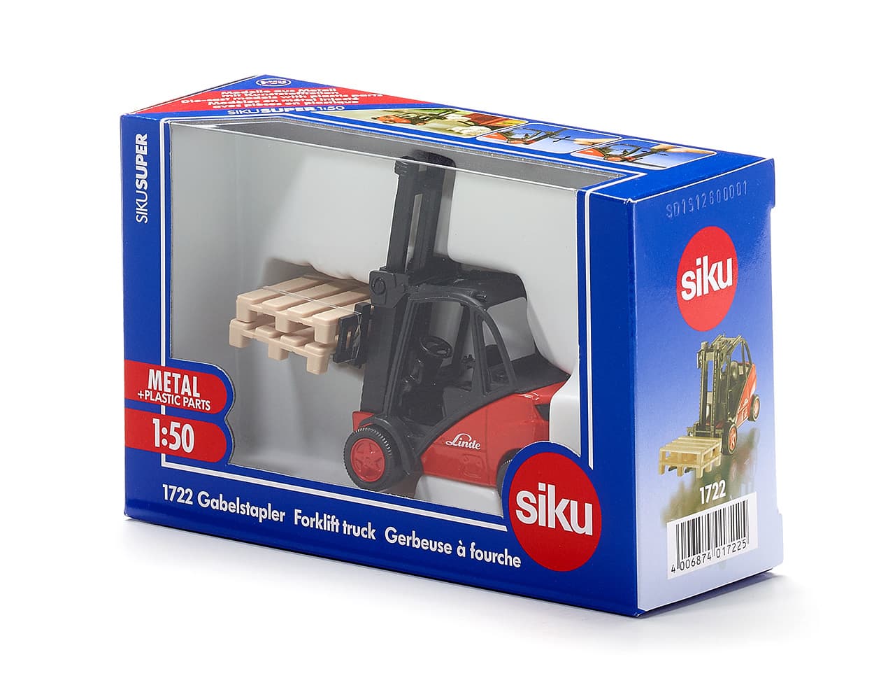 Produktbild SIKU 1722 Super - Gabelstapler 2 von 2