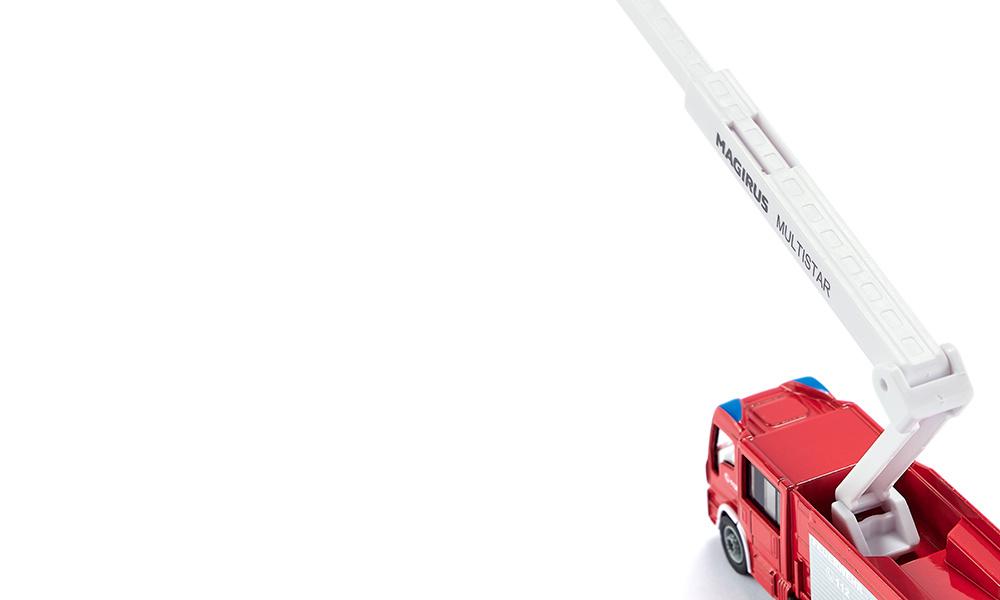 Produktbild SIKU 1749 Super - Magirus Multistar TLF mit Teleskopmast 4 von 7