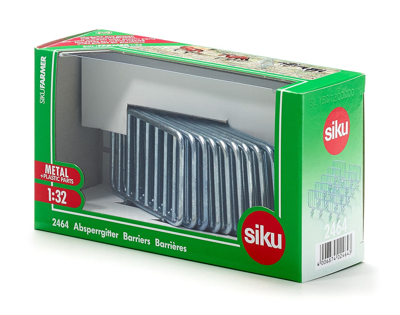 Produktbild SIKU 2464 Farmer Zubehör - 10 Absperrgitter 2 von 2